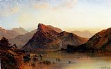 Alfred de Breanski The Glydwr Mountains, Snowdon Valley, Wales painting